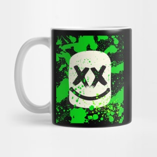 Marshmello Green splash design Mug